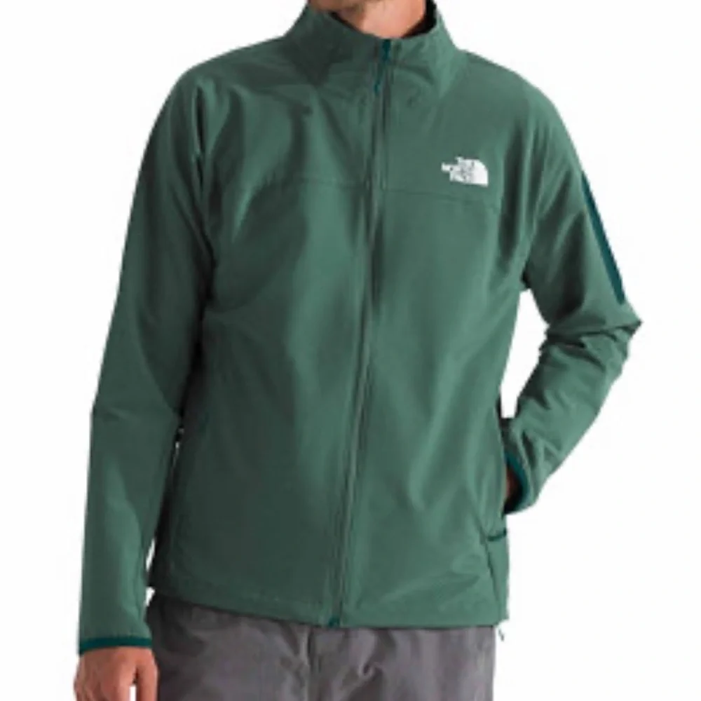The North Face Tech Approach Zip Up Green Jacket XL NWOT